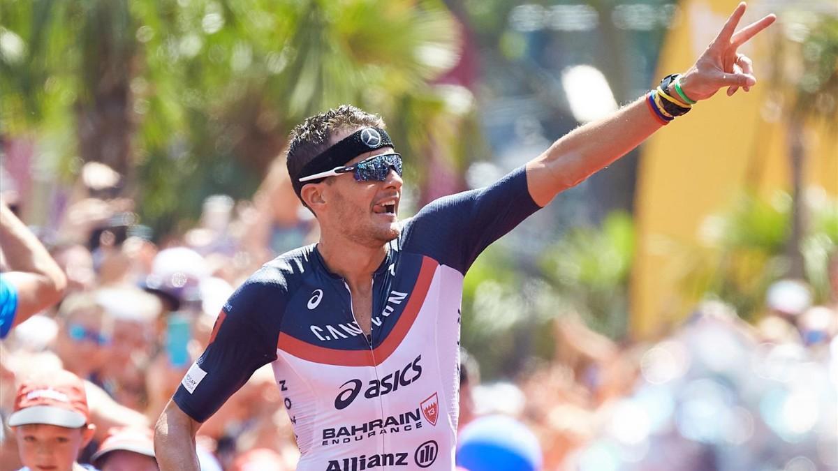 Jan Frodeno, tras finalizar una prueba