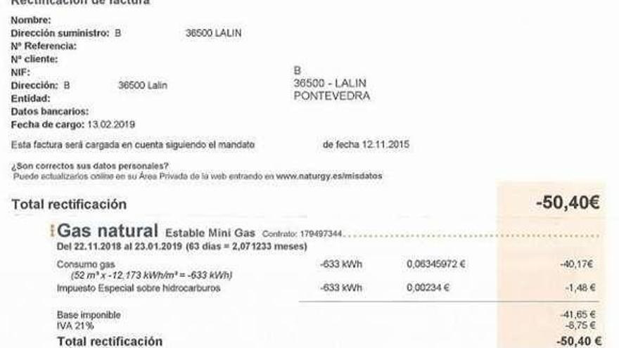 Nedgia reintegra dinero a clientes de Lalín a los que había facturado  consumos irregulares - Faro de Vigo