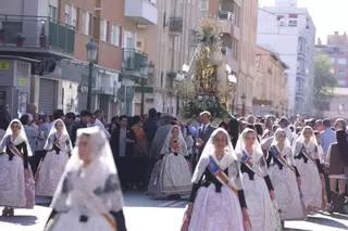 El Marítim recibe a la Virgen en una fiesta fallera por el 50-A de la Agrupación