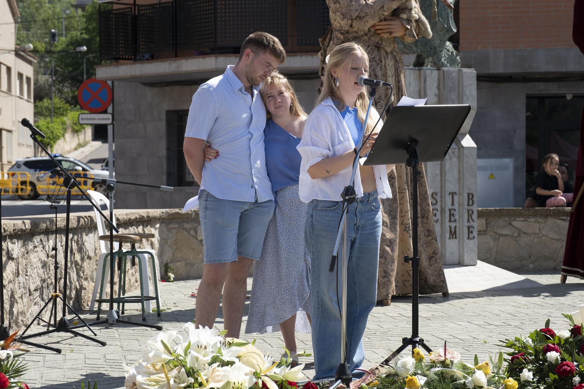 Centenars de persones acomiaden Oriol Sardà a Sant Vicenç de Castellet