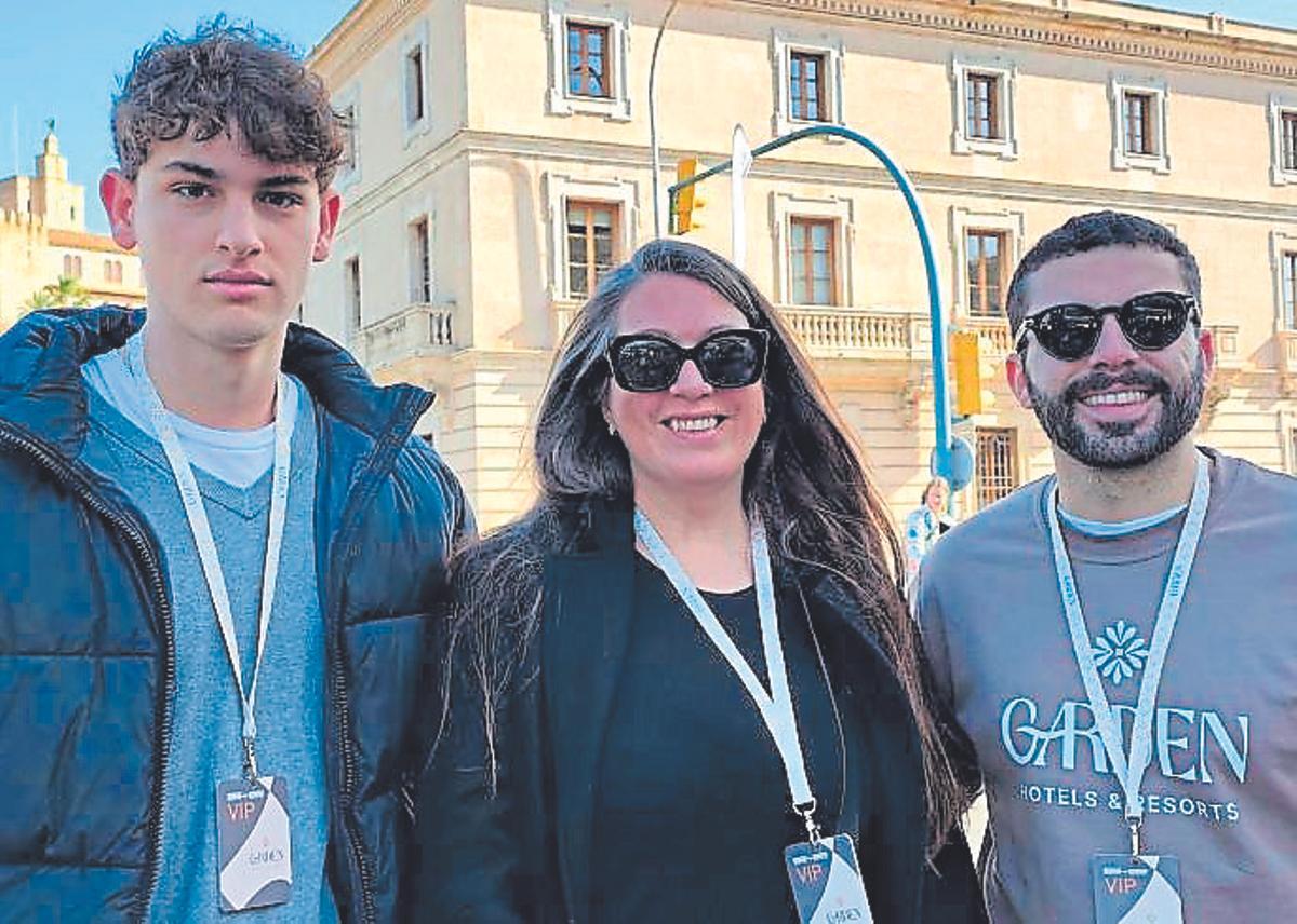 Llorenç Perelló, Izaskun Goya y Gabi Llobera.