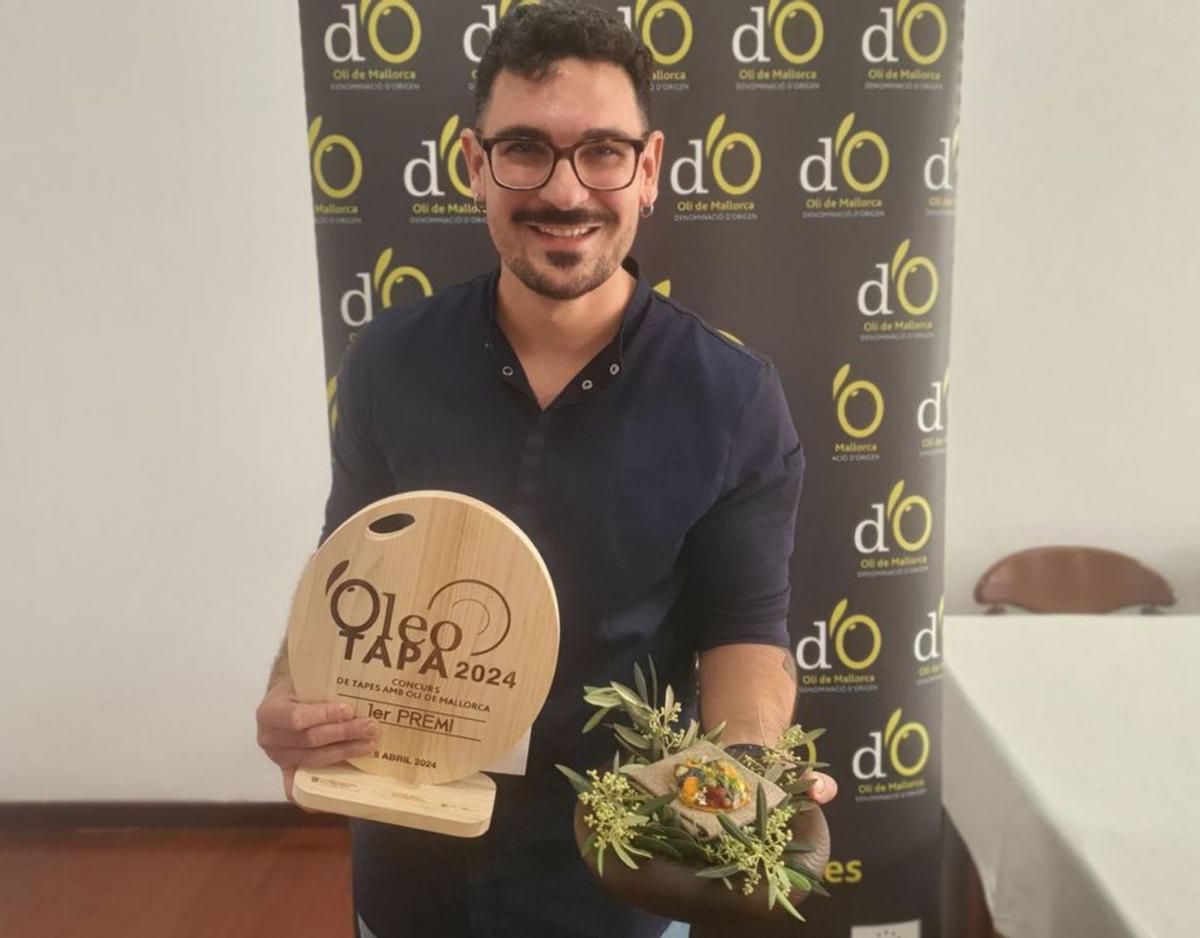 El ganador de la décima edición de Oleotapa, Edgar Rodríguez.