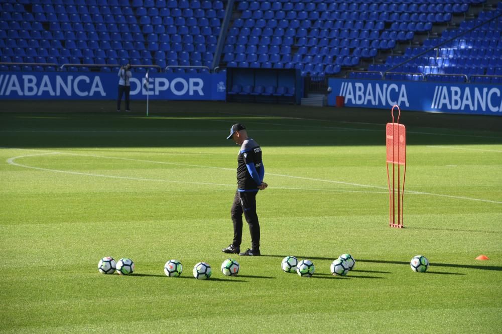 Última sesión antes de medirse al Eibar