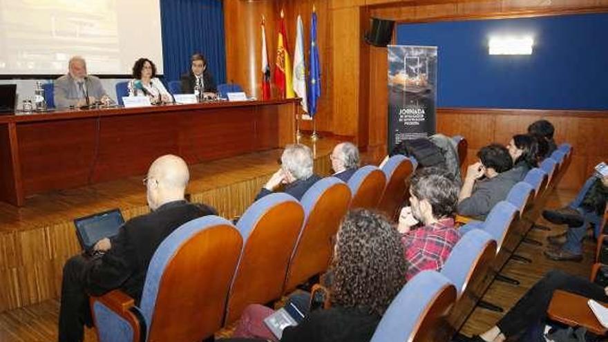 Inauguración de la jornada en la sede de ARVI. // Alba Villar