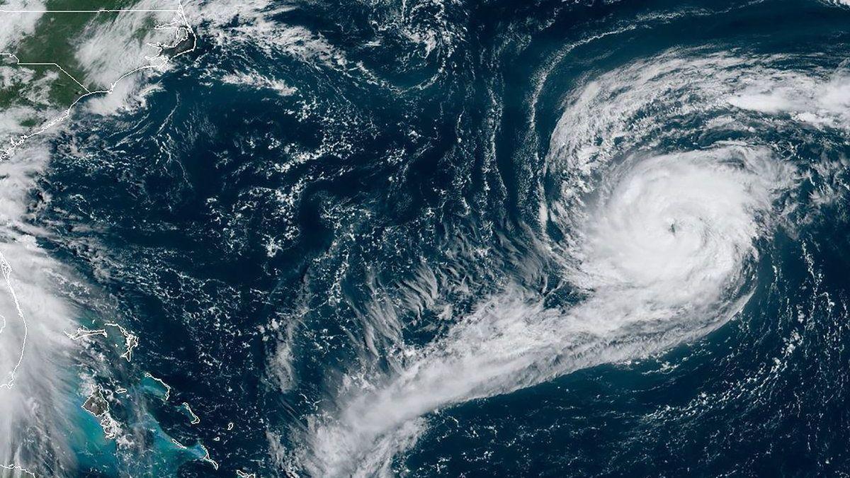 Huracán en Canarias, imagen de archivo del 13 de septiembre de 2020