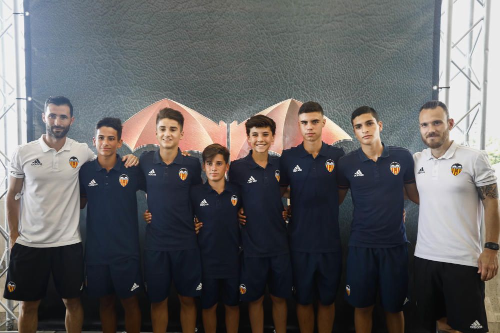 Photocall en la presentación del Centenario del Valencia CF