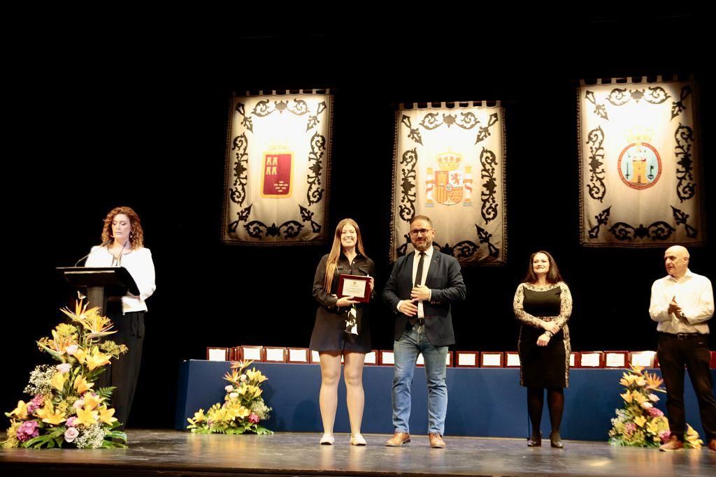 Entrega de distinciones al alumnado en Lorca