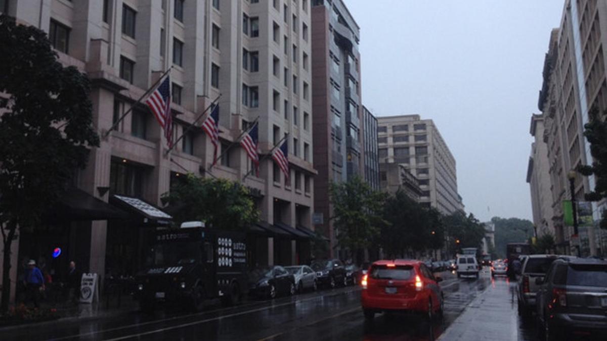 La ciudad de Washington durante el lunes