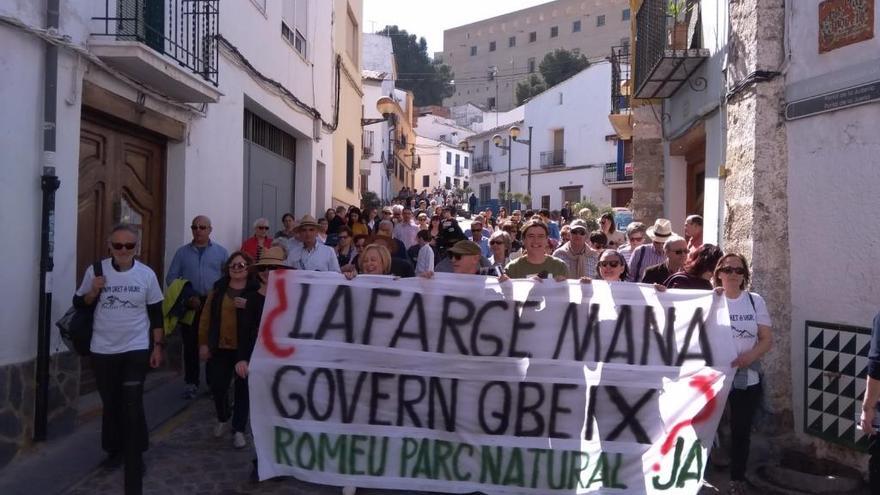 Protesta en Sagunt en defensa del paraje de Romeu