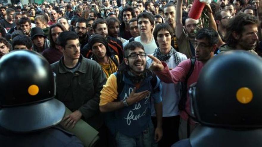 Jornada de indignación frente al Parlament