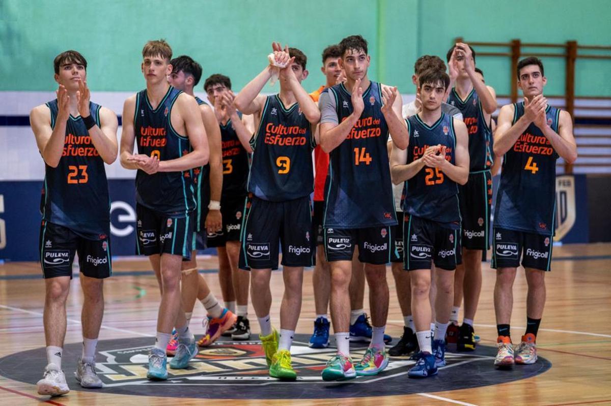 El Júnior A masculino del Valencia Basket en Huelva