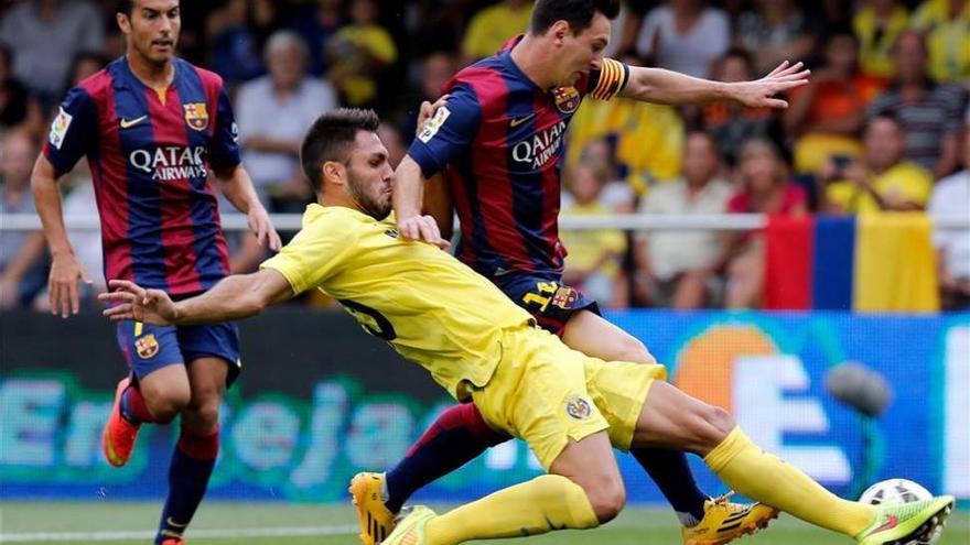 El Barça supera la resistencia del Villarreal con un gol de Sandro (0-1)