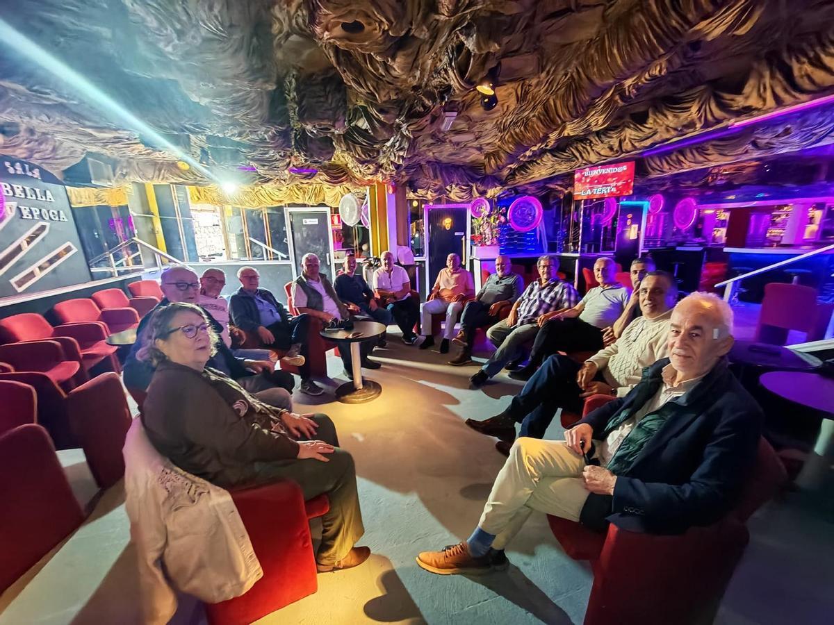 Empresarios de Telde reunidos en el local de La Bella Época