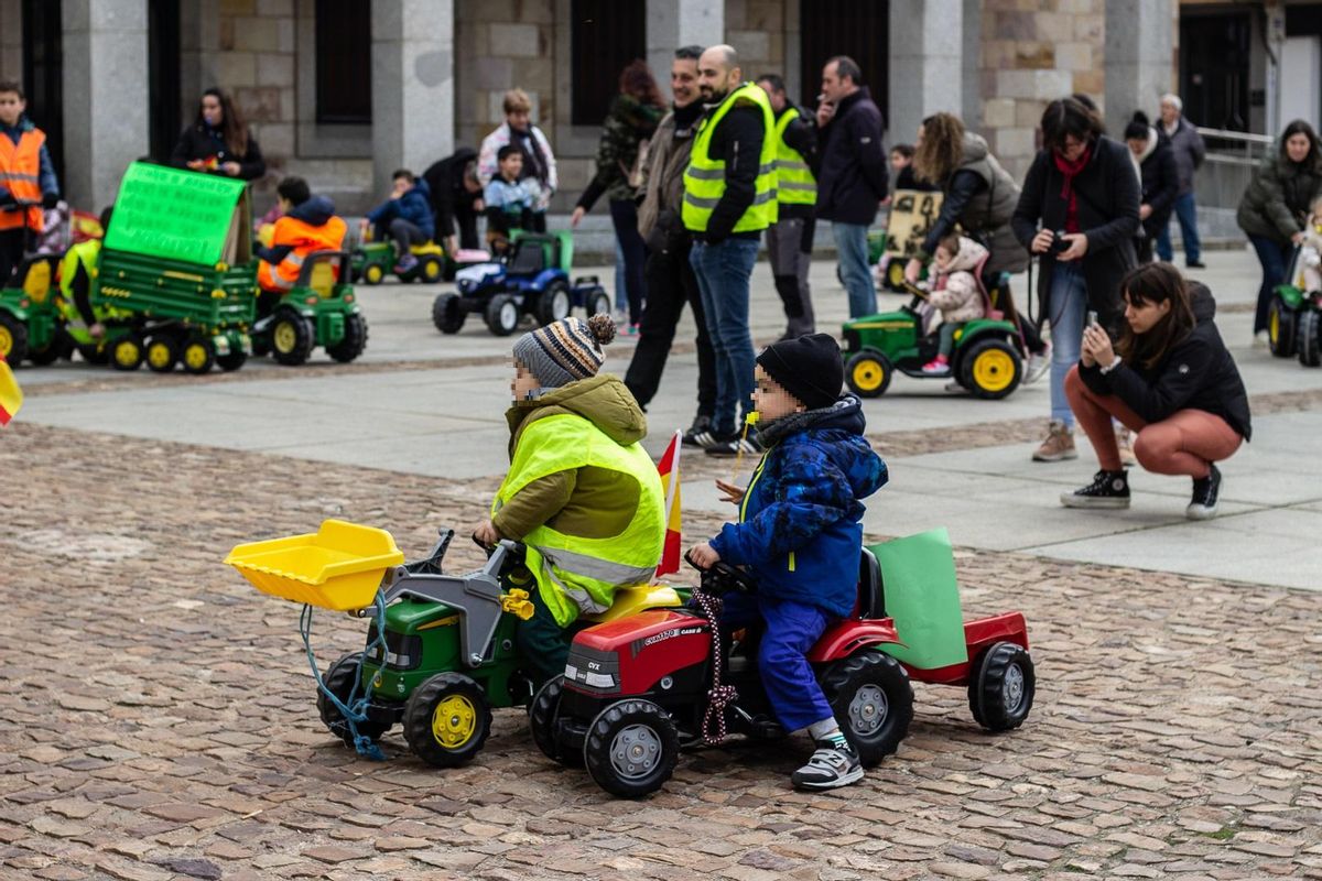 Tractorada infantil en Zamora