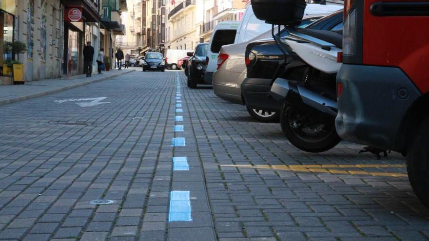 Zona azul en Zamora capital.