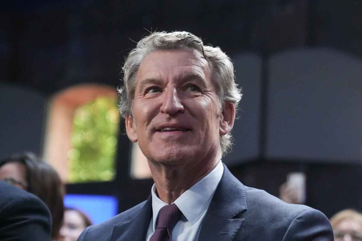 10/14/2025 The president of the Popular Party, Alberto Núñez Feijóo, during an event, in Palo Alto, on October 14, 2025, in Barcelona.
