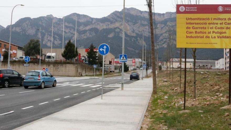 El Polígon de La Valldan de Berga estrena un rentat de cara «a mitges»