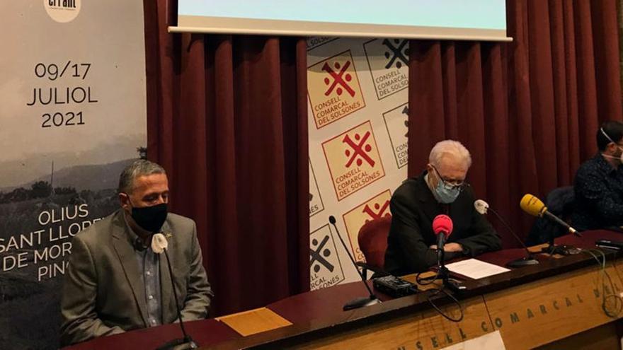 Roda de premsa de presentació del festival Errant al Consell Comarcal del Solsonès