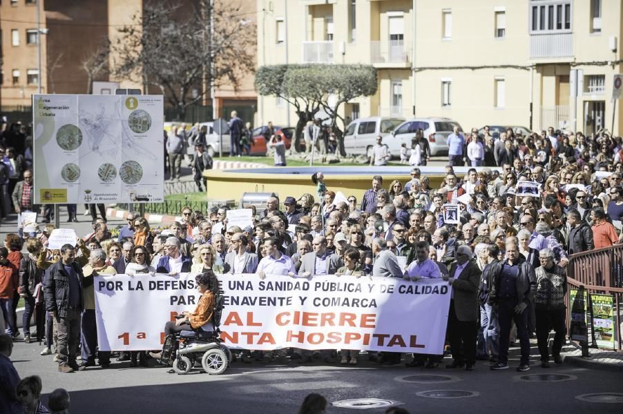 Manifestación sanitaria en Benavente