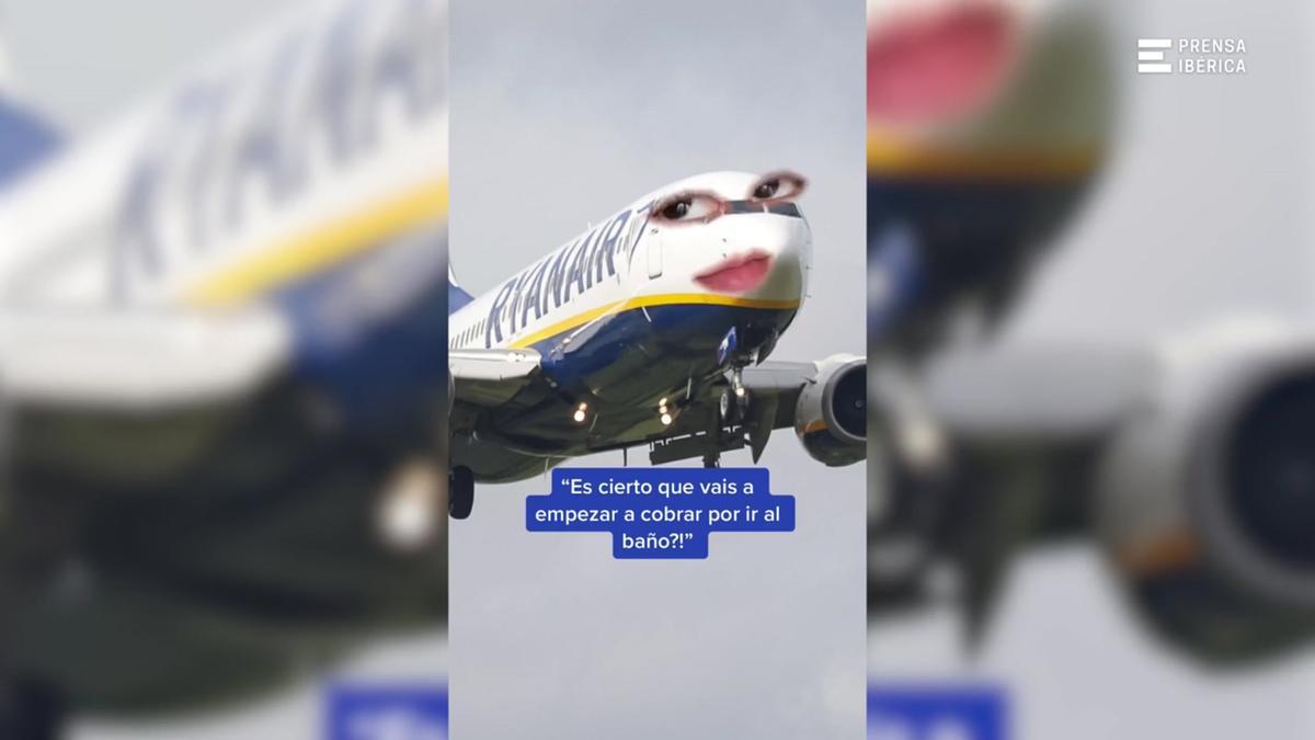 Ryanair estudia cobrar por ir al baño en el avión