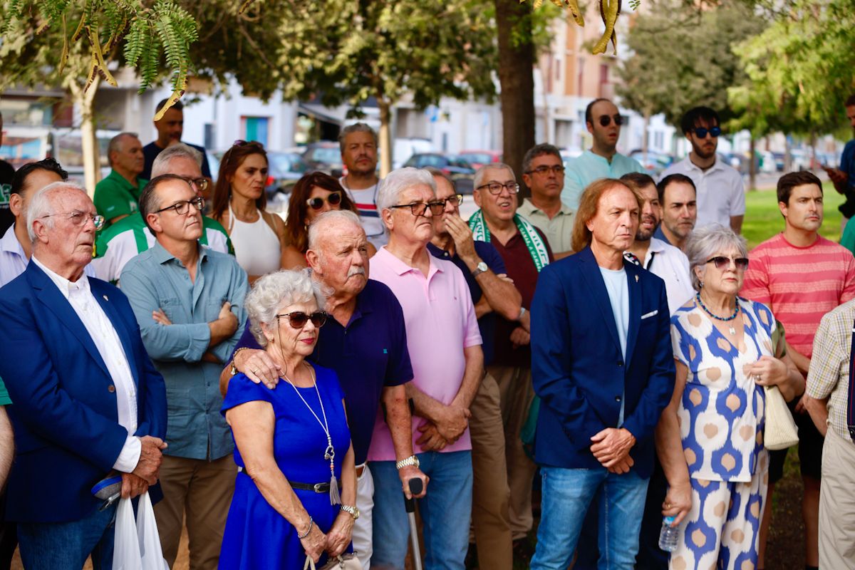 Inauguración de la Glorieta Juan García Díaz 'Juanín'