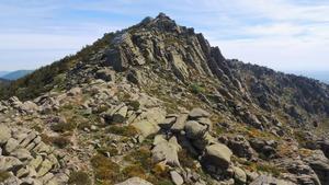 El Pico de la Peñota, en la sierra de Guadarrama. 