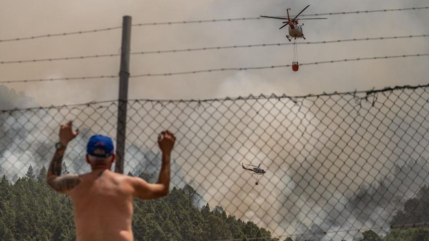 Follow the evolution of the Tenerife fire