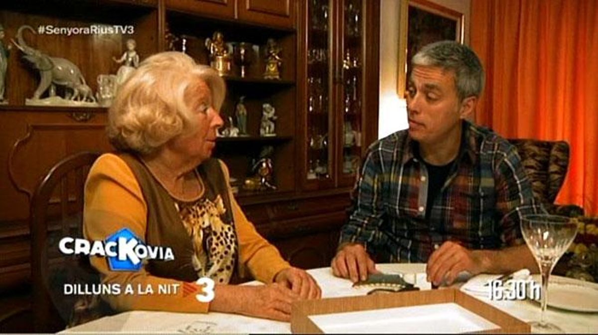 Albert Om va visitar l’acreditada ’maison’ de la Sra. Rius a ’El convidat’ de TV-3.