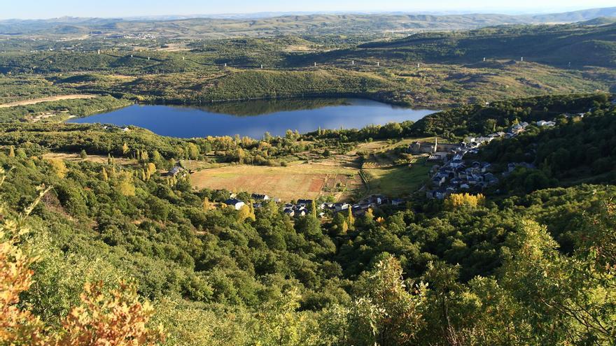 El lago de Sanabria, en Zamora.