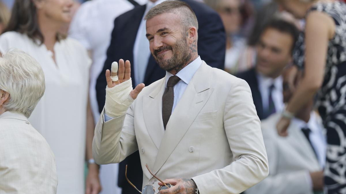 Beckham estuvo presente en Wimbledon