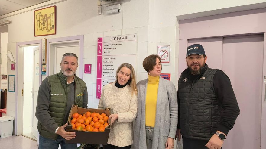 Más de 8 millones de frutas y hortalizas murcianas para los escolares madrileños