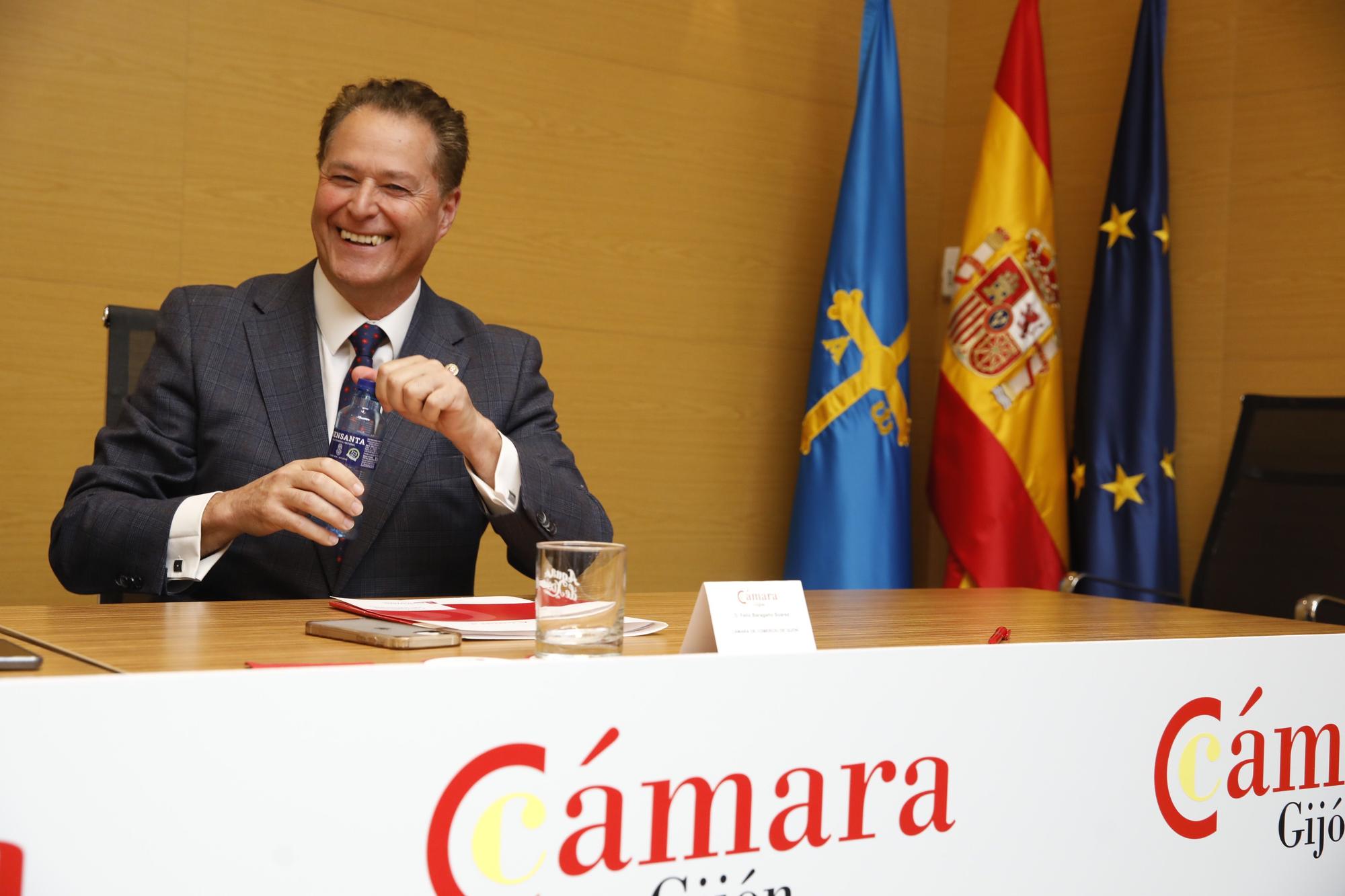 En imágenes: Félix Baragaño, reelegido como presidente de la Cámara de Comercio de Gijón