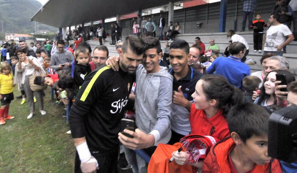 Entrenamiento del Sporting