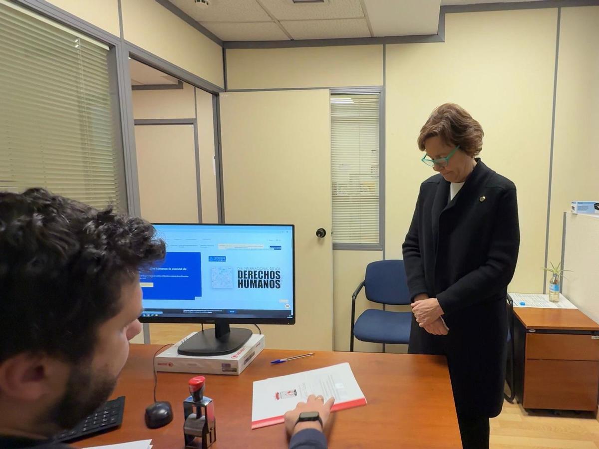 Moriyón, en el defensor del Pueblo.