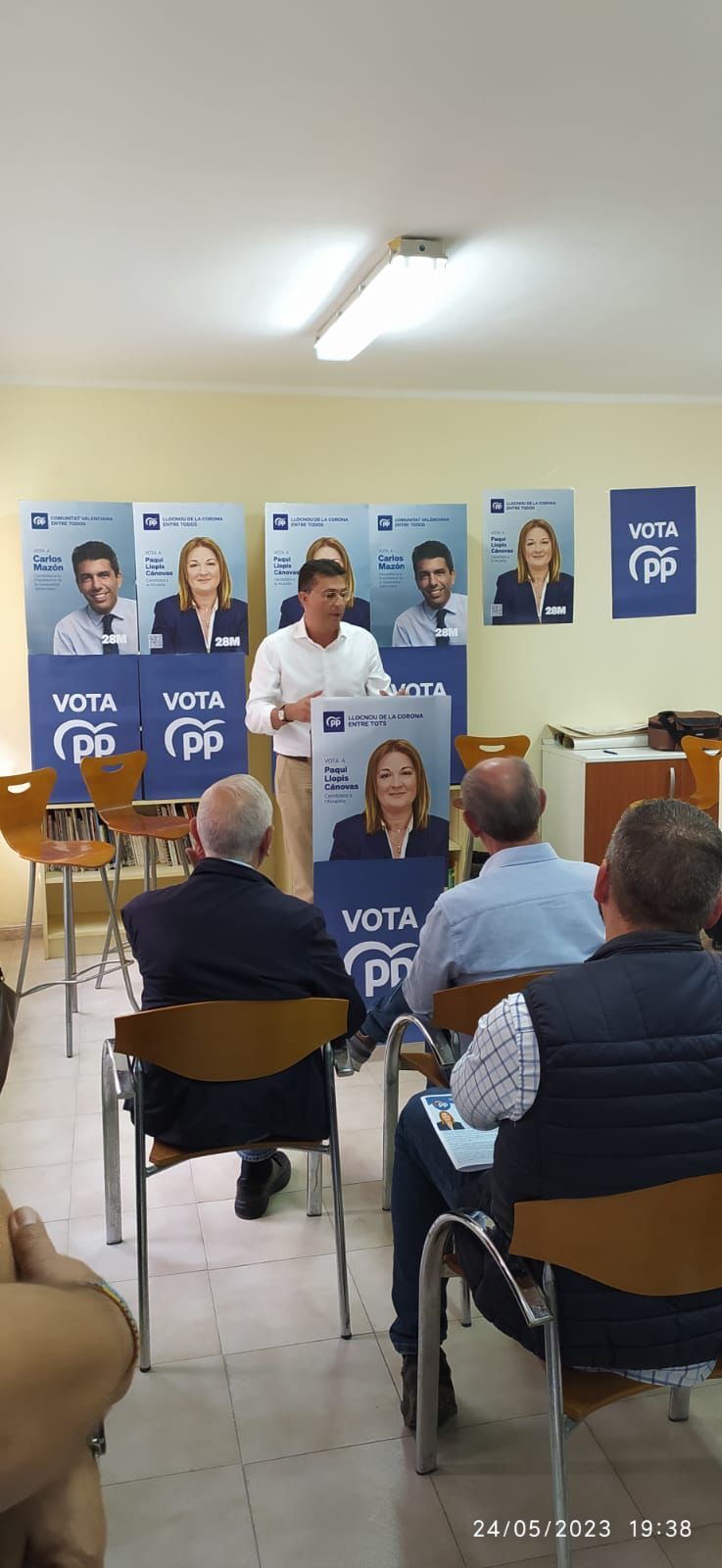 Presnetación candidatura de Paqui Llopis (PP) en Llocnou de La Corona