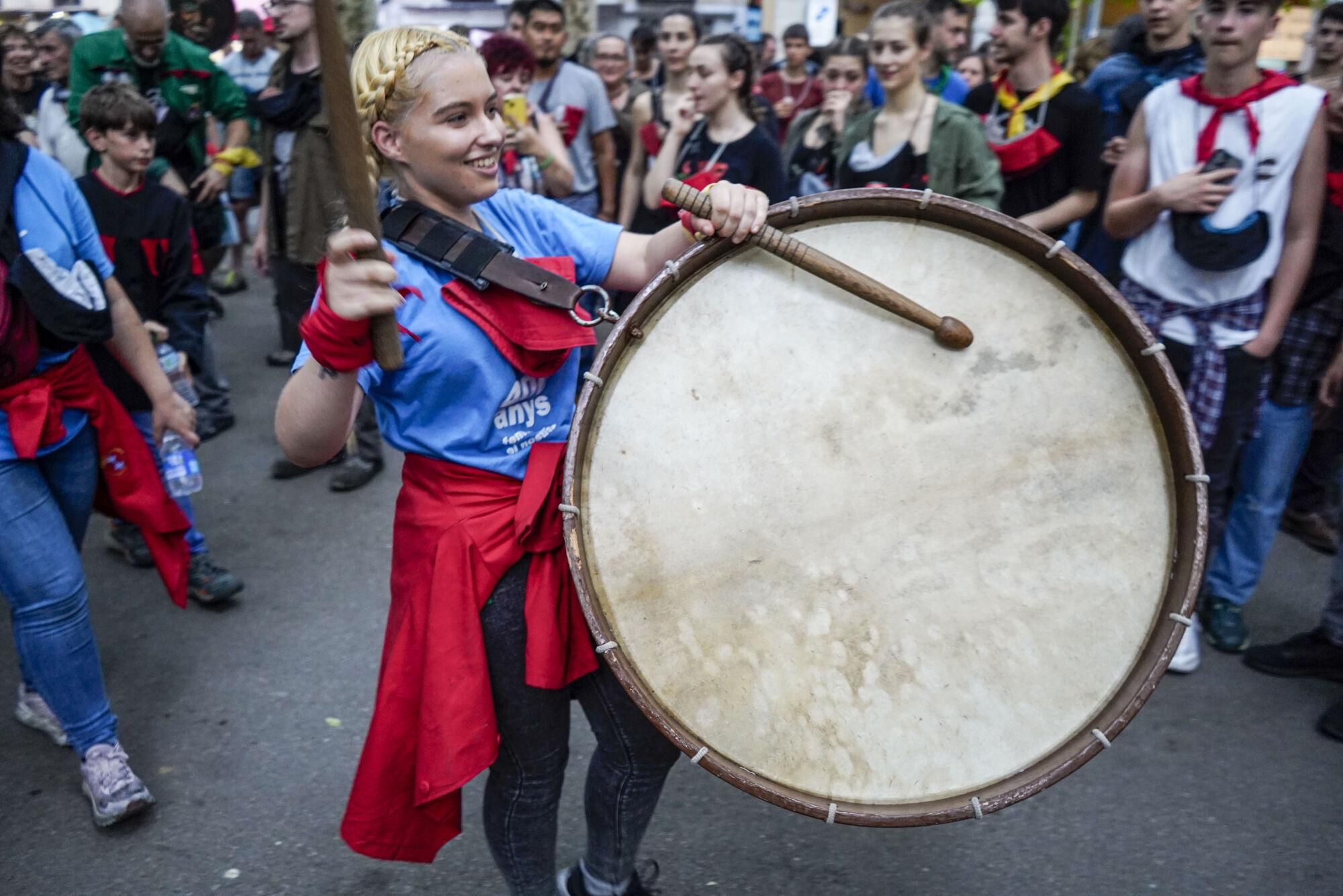 Passacarrers de Patum de dissabte