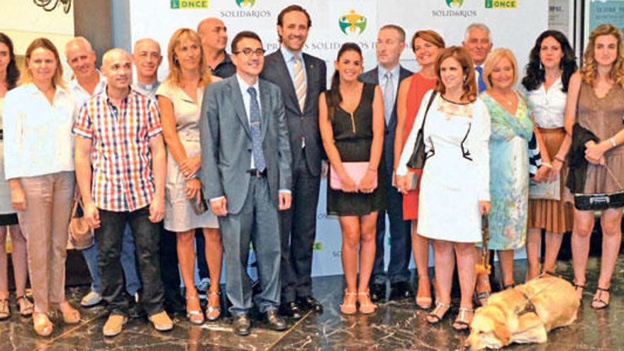 La ONCE en Balears hace entrega de sus Premios Solidarios 2014