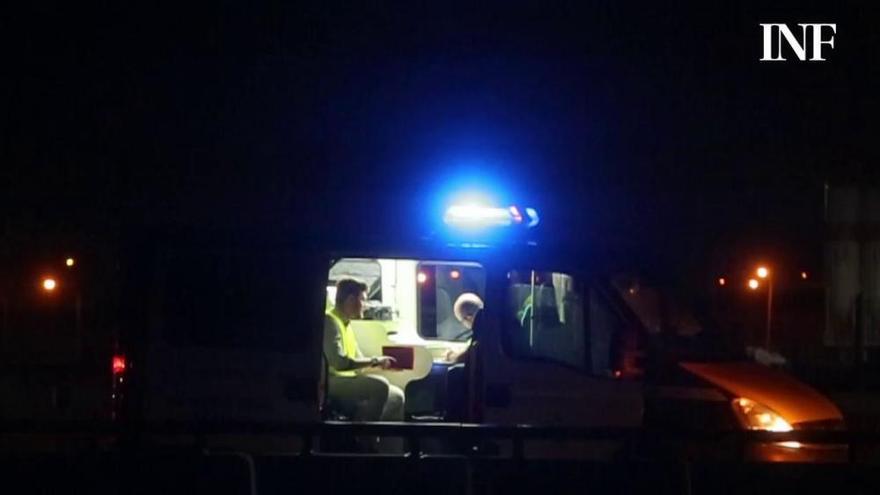 Un muerto y cinco heridos en un accidente en la autovía a la entrada de Alicante