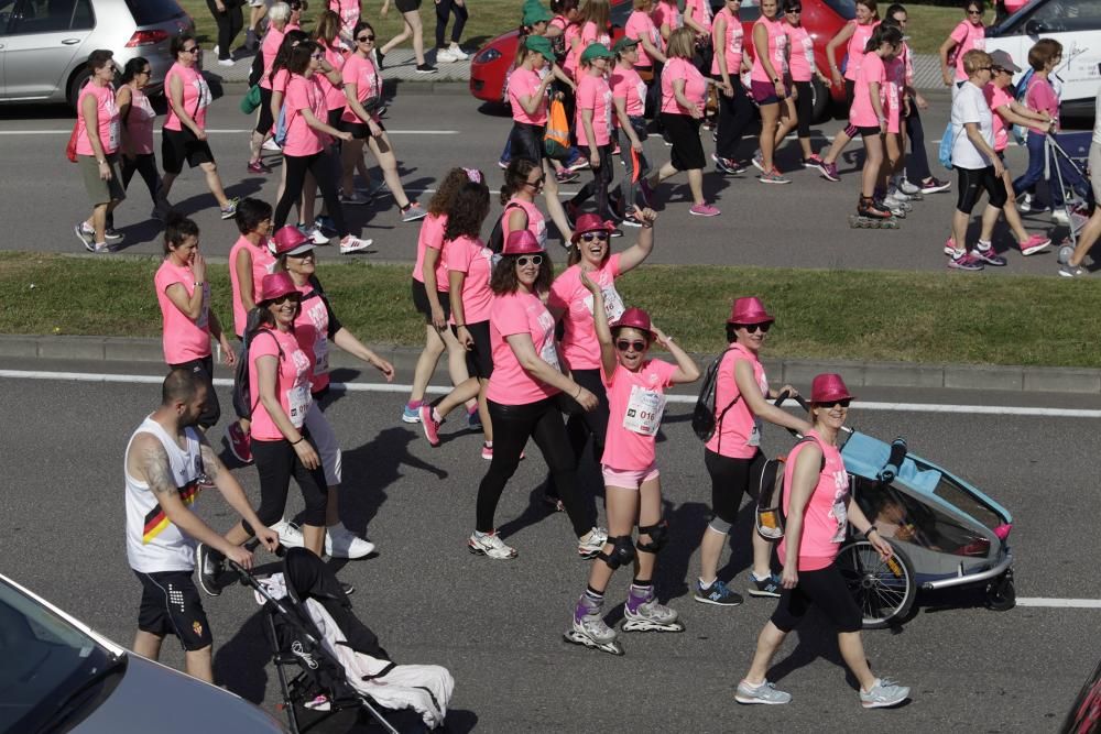 Carrera de la mujer en la zona este de Gijón.