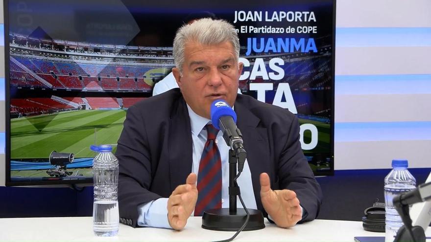 Joan Laporta explica su relación con Florentino Pérez: “El fondo que estaba vinculado a la Superliga se interesó por nuestras palancas"