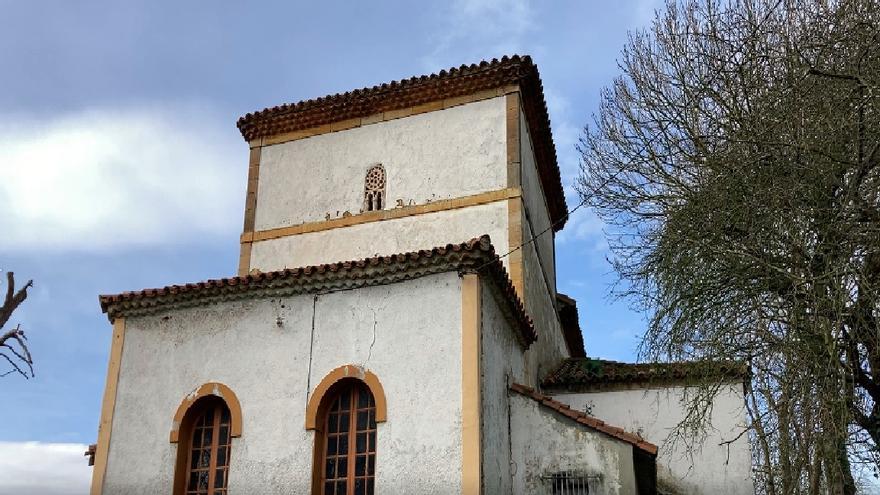 Detalle del templo de Villardeveyo