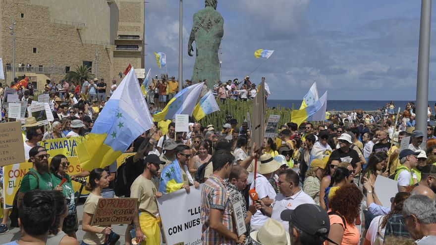 Manifestación 20A en Las Palmas de Gran Canaria