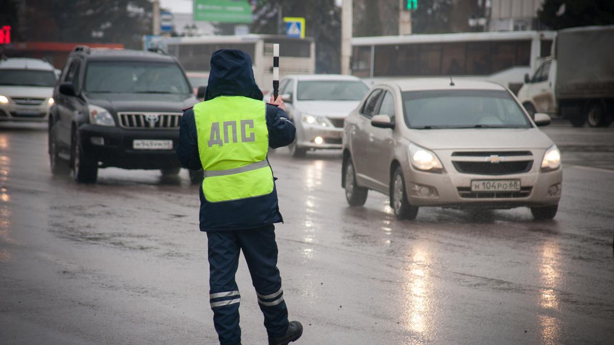 Agente de Policía de Tráfico de Rusia.