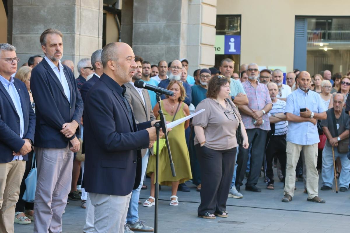 Minut de silenci pel crim de Carles Vilajosana a Manresa