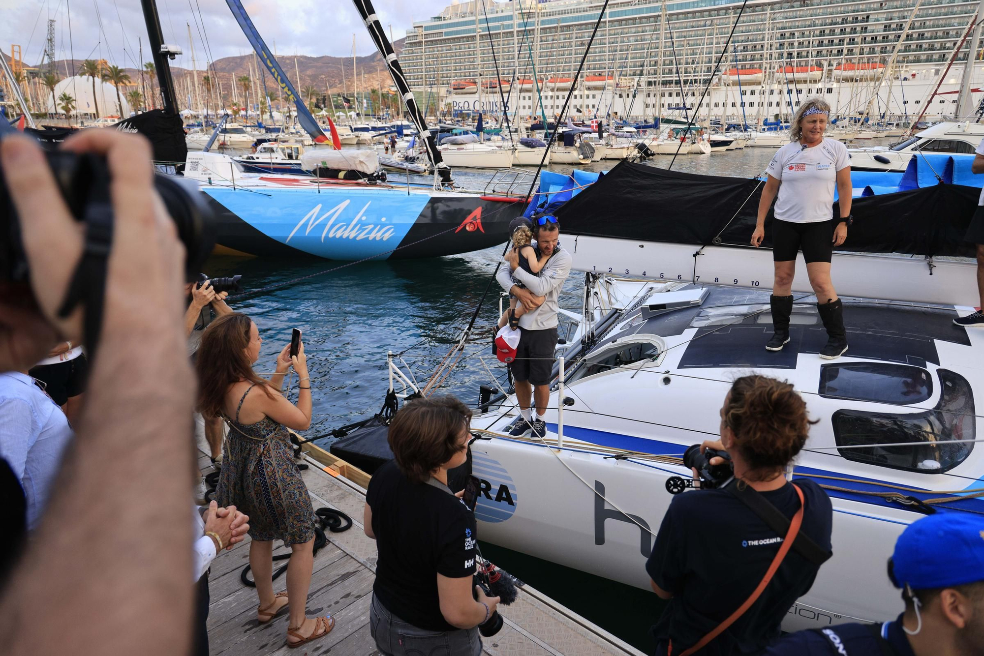 El ambiente de The Ocean Race en Cartagena