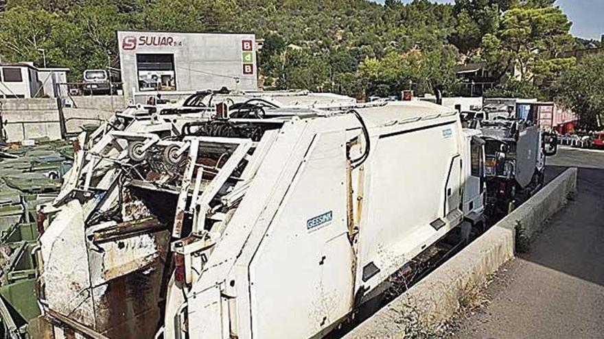 Uno de los vehículos que, actualmente, se destina a la recogida.