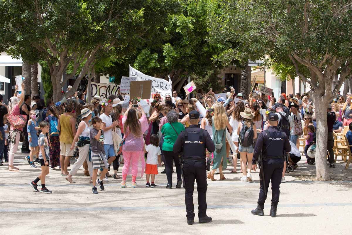 Manifestación Ibiza Respira en Ibiza