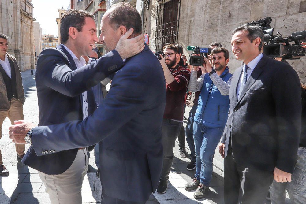 Visita del secretario general del PP nacional, Teodoro García Egea a Orihuela