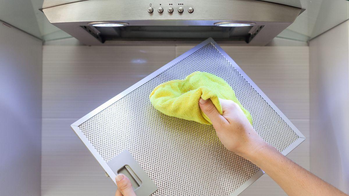 Guía para limpiar el extractor de cocina 