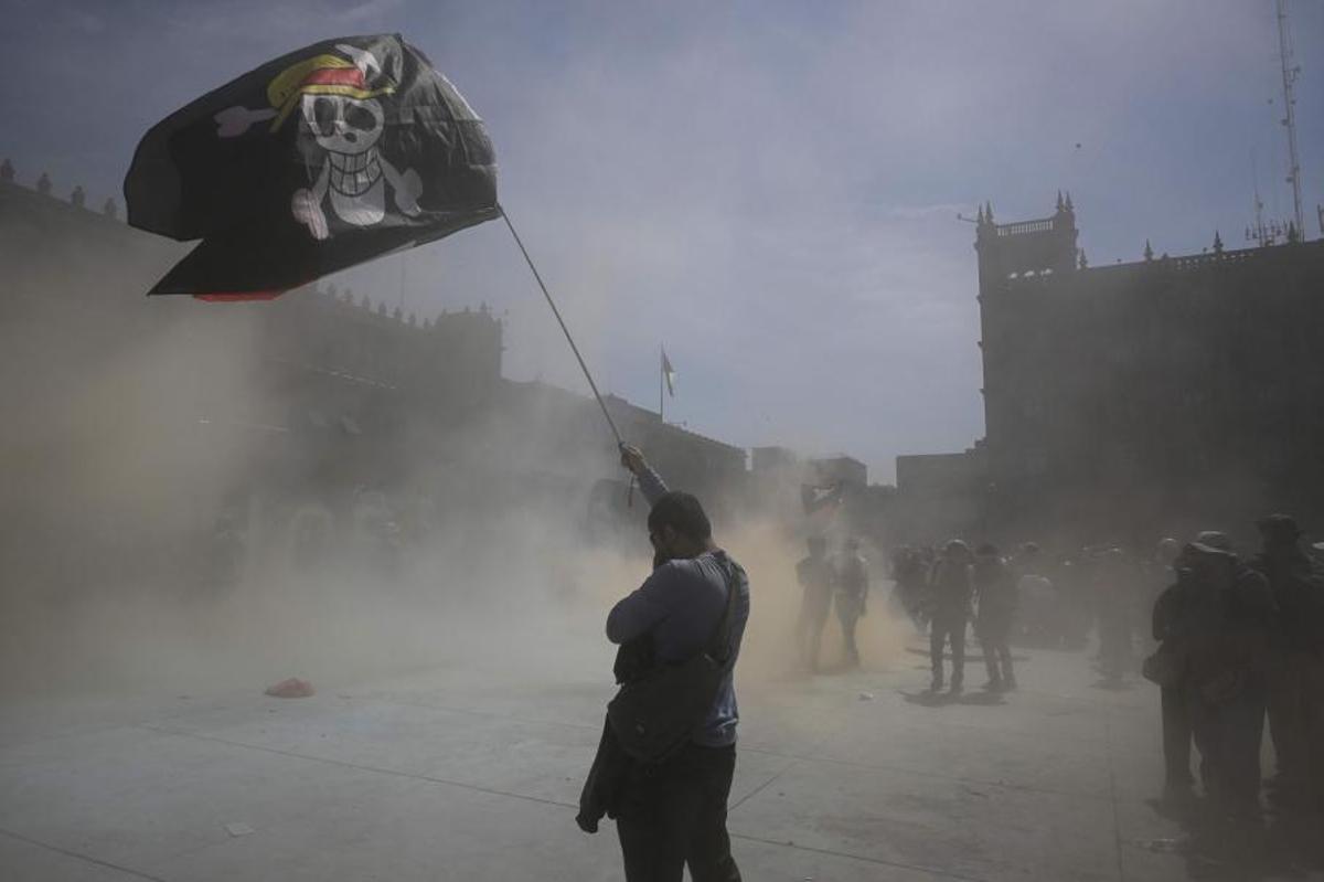 Incidentes en la marcha de la ‘Generación Z’ contra la corrupción en México